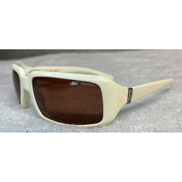 BOLLE Sunglasses ENVY 10345 Cream White Red Polarized Lenses Made in Italy